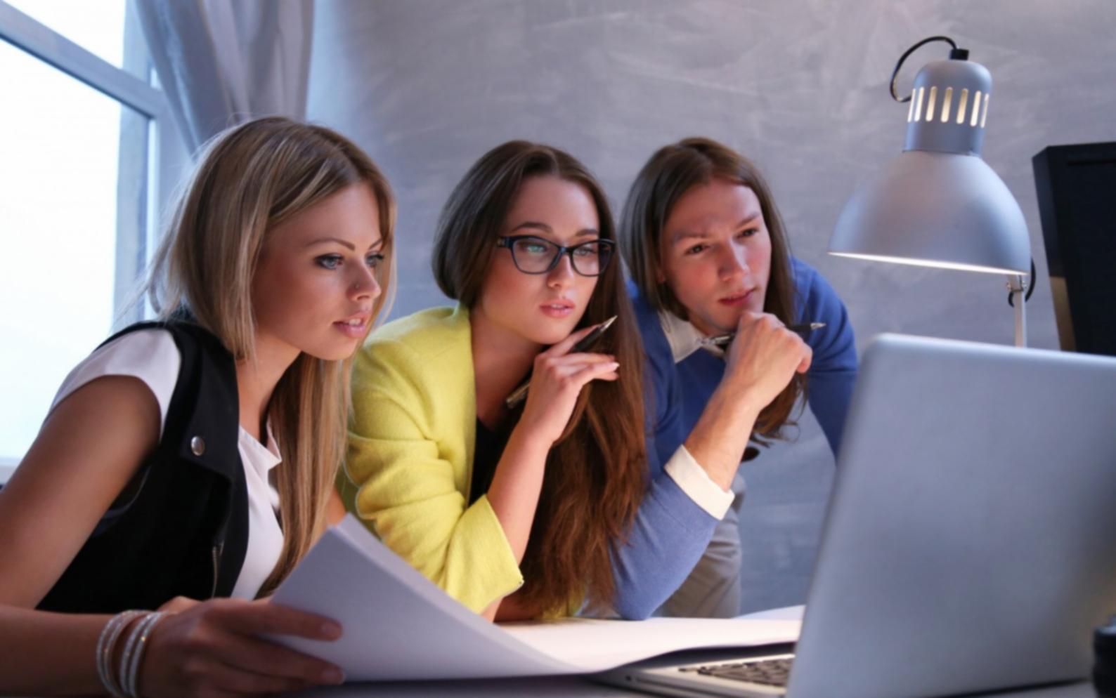 Course graduate working on financial planning